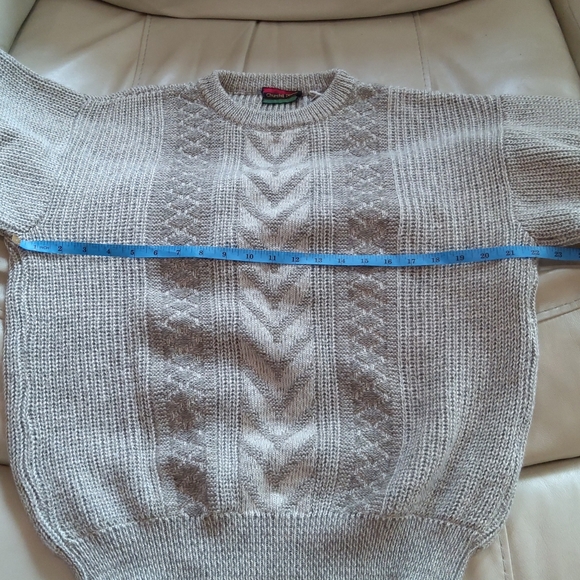 Vintage wool blend gray sweater made in Italy - Picture 5 of 6